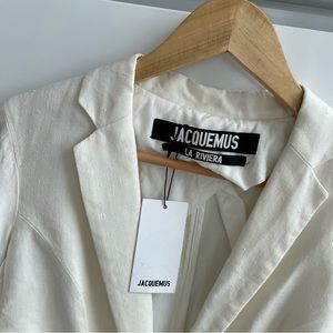 🥼 Jacquemus linen white blazer w tags 🥼